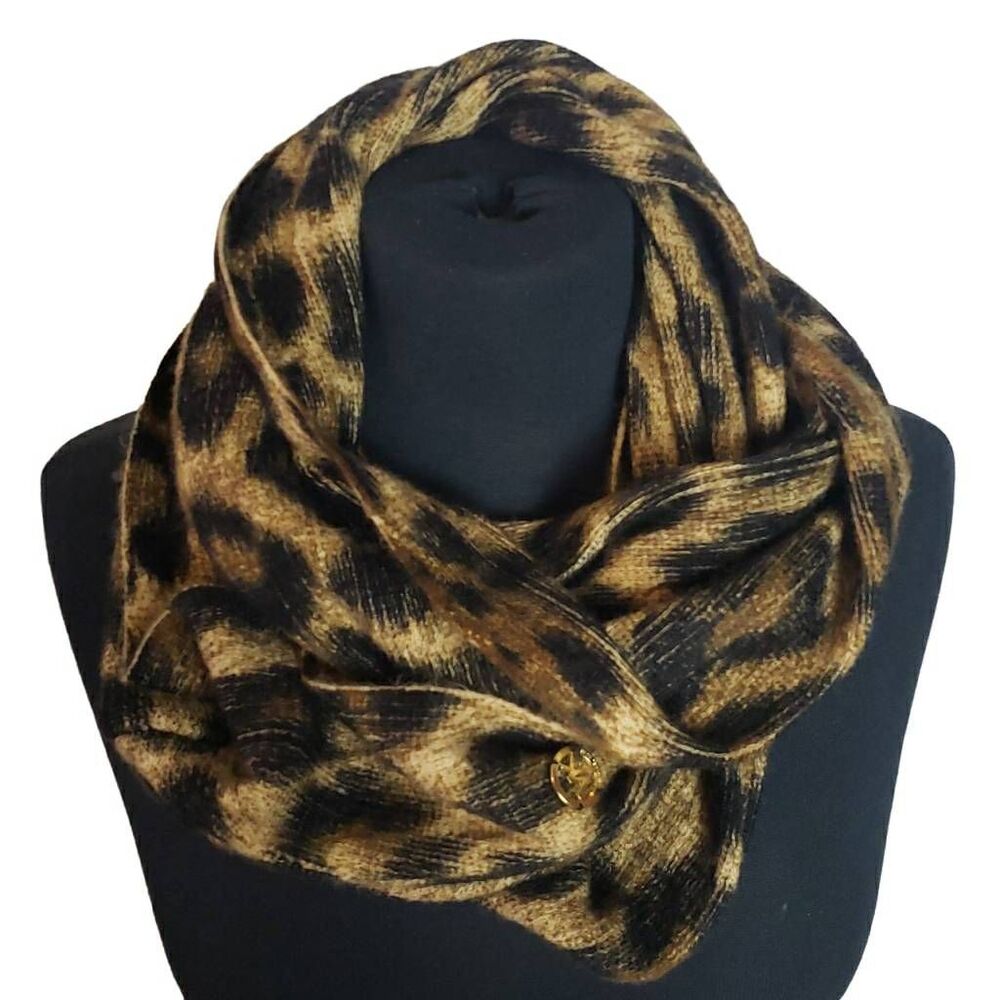 Michael Kors Leopard Scarf